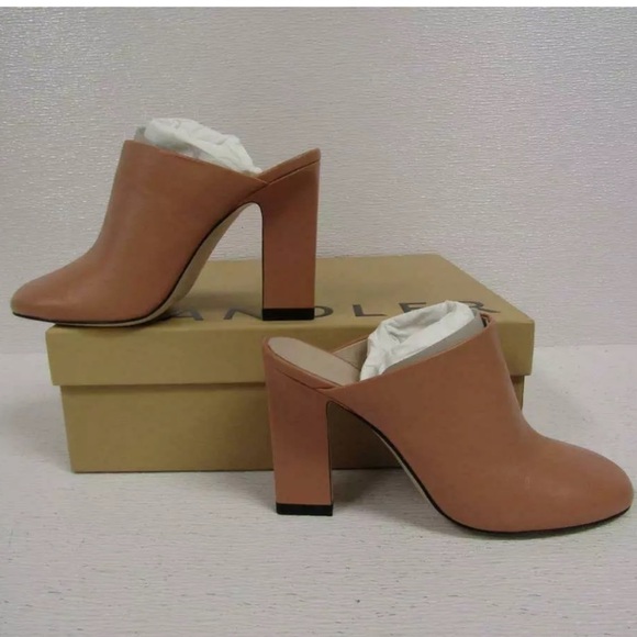 Wandler | Casta Block Heel Mules Sepia Tan Size 6.5 NEW - Picture 8 of 14